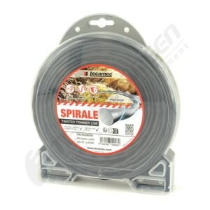 Nit za trimer; Spiralna crna; 4,5 mm; 20 M; TECOMEC