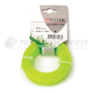 Nit za trimer; 2.4mm; 15m; ČETVRTASTA;